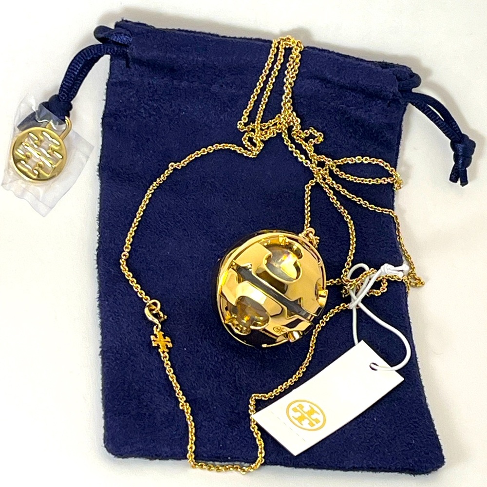 TORY BURCH Bubble Miller Pendant Necklace - Picture 3 of 6